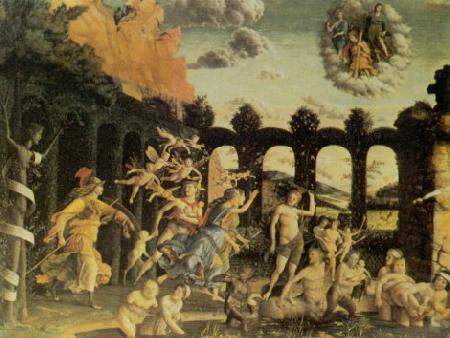 Andrea Mantegna Triumph of the Virtues oil painting picture